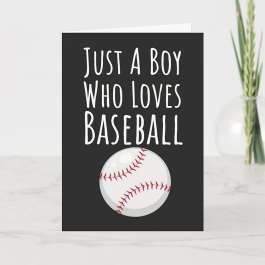 Cute Baseball Cards For Baby Boys Kids Player Fan Karte (Vorderseite)