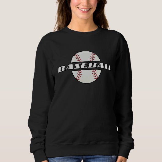 Cute Baseball Sporty Baseball Player Coach Fan Ath Sweatshirt (Vorderseite)