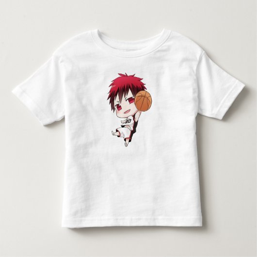 Cute Basketball Design Kleinkind T-shirt (Vorderseite)