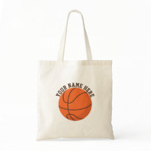 Cute Basketball Tote Bag Sports Team Player Fan 