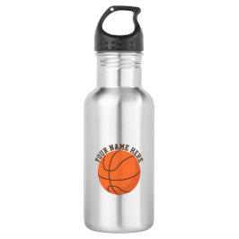 Cute Basketball Water Bottle Sporty Team Player Edelstahlflasche