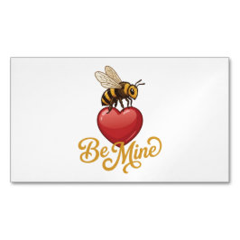 Cute Be Mine Honeycomb  Magnetische Visitenkarte