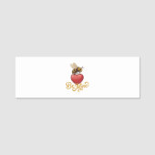 Cute Be Mine Honeycomb  Namensschild (Vorderseite)