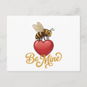 Cute Be Mine Honeycomb Postkarte (Vorderseite)