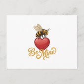 Cute Be Mine Honeycomb Postkarte (Vorderseite)