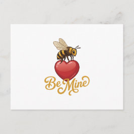 Cute Be Mine Honeycomb Postkarte