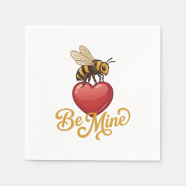 Cute Be Mine Honeycomb  Serviette