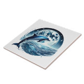 Cute beach dolphin lovers ceramic  fliese (Seite)