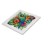 Cute beach parrot lovers  fliese (Seite)