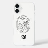 cute beach phone case  (Rückseite)