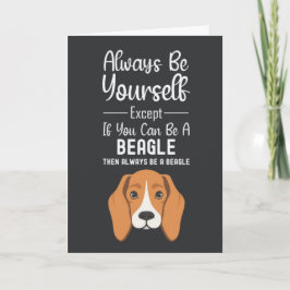 Cute Beagle Cards Funny Dogs Pets Animals Karte