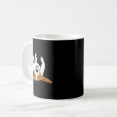 Cute Beagle Cartoon Dog Kaffeetasse (Vorderseite Links)