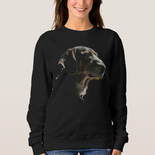 Cute Beagle Face Dog Portrait For Beagle Owners Sweatshirt (Vorderseite)