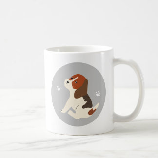 Cute beagle mug かわいいビーグルのイラストのマグカップ コーヒーマグカップ kaffeetasse