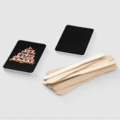 Cute Beagles Christmas Tree Dog Santa Xmas Tee Fun Fächer (Non-assembled)