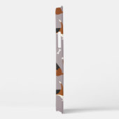 Cute Beagles Paws and Bones Gray Case-Mate iPhone Hülle (Rückseite / Rechts)