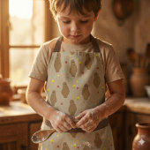 Cute Bear and Ice Cream Pattern  Schürze