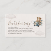 Cute Bear Baby Shower Boy Begleitkarte (Vorderseite)