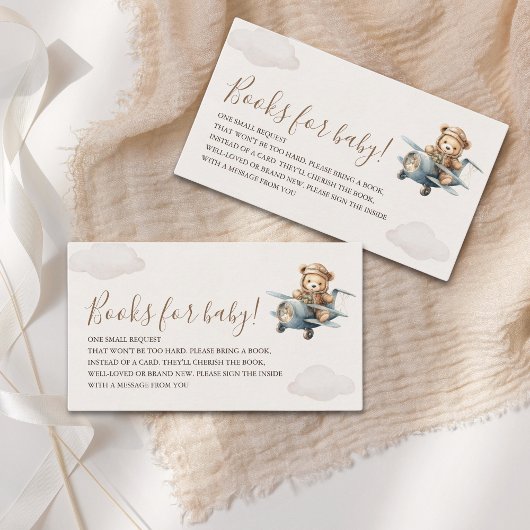 Cute Bear Baby Shower Boy Begleitkarte