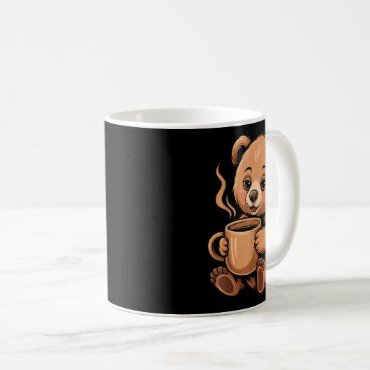 Cute Bear Design For Bear Lover And Bear  Kaffeetasse (VorderseiteRechts)