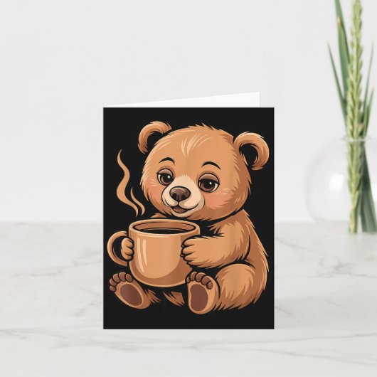 Cute Bear Design For Bear Lover And Bear  Karte (Vorderseite)