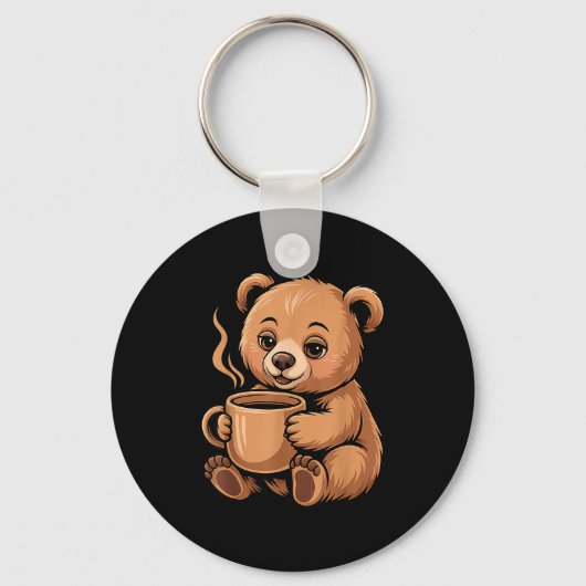 Cute Bear Design For Bear Lover And Bear Schlüsselanhänger (Vorderseite)