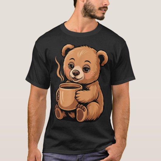 Cute Bear Design For Bear Lover And Bear  T-Shirt (Vorderseite)