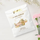 Cute Bear Explorer World Map Airplane Baby Shower  Geschenktütchen (Versiegelt)