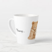 Cute Bear Latte Mug Milchtasse (Linke Ecke)