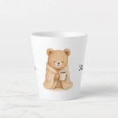 Cute Bear Latte Mug Milchtasse (Vorderseite)