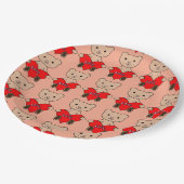 Cute Bear Pappteller (Schrägansicht)