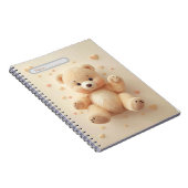 Cute Bear Pastel Notebook Notizblock (Rechte Seite)