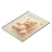 Cute Bear Pastel Notebook Notizblock (Linke Seite)