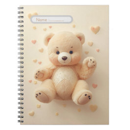 Cute Bear Pastel Notebook Notizblock