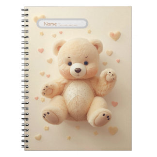Cute Bear Pastel Notebook Notizblock