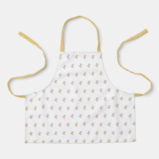 Cute Bear Pattern Apron Schürze (Vorderseite)
