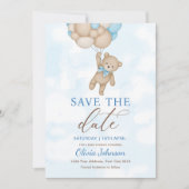 Cute Bear Save the Date Einladung (Vorderseite)