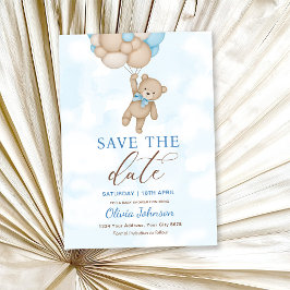 Cute Bear Save the Date Einladung