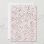 Cute bearly sweet girl birthday Invitation Einladung (Rückseite)