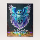 Cute Beautiful Colorful Owl Puzzle (Vertikal)