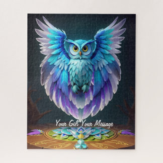 Cute Beautiful Colorful Owl Puzzle