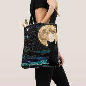 Cute Beautiful Colourful Mosaic Black Cat Tasche (Von Nahem)