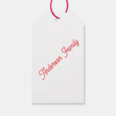 Cute Beautiful Easter Bunny Popular Collection Geschenkanhänger (Rückseite)