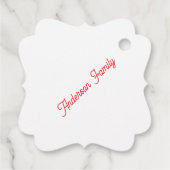 Cute Beautiful Easter Bunny Popular Collection Geschenkanhänger (Rückseite)