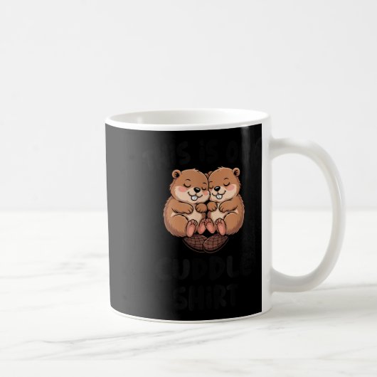 Cute Beaver This Is Our Cuddle  Kaffeetasse (Rechts)