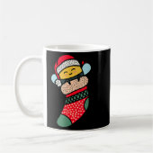 Cute Bee Baby Bumblebee In Christmas Sock Xmas Paj Kaffeetasse (Links)