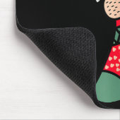 Cute Bee Baby Bumblebee In Christmas Sock Xmas Paj Mousepad (Ecke)