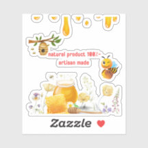 Cute Bee Clipart – 40 PNG Files for Crafts & Stick