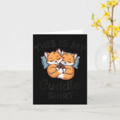 Cute Bee Couple Snuggle Cuddle  Karte (Gelbe Blume)