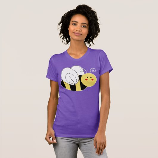 Cute Bee Graphic T-Shirt (Vorne ganz)